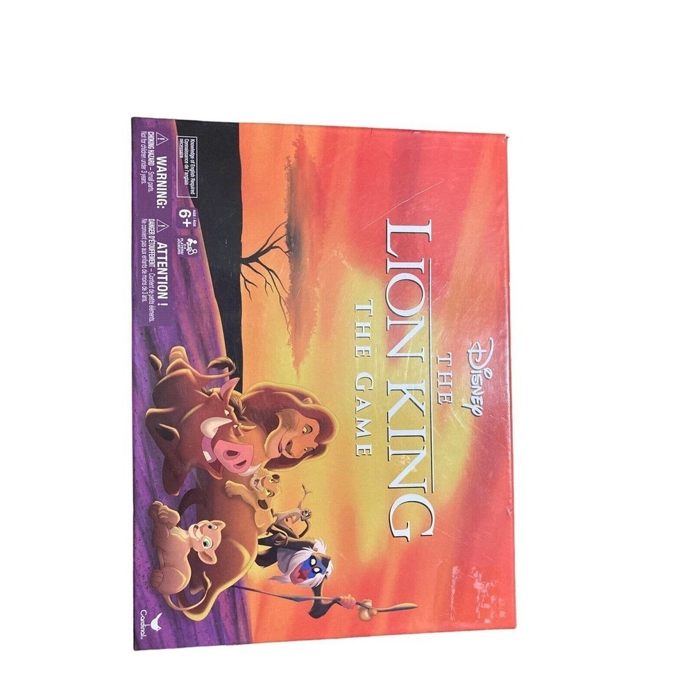 Disney's The Lion King Board Game By Cardinal ~ Family Fun Has all‎ major pieces
